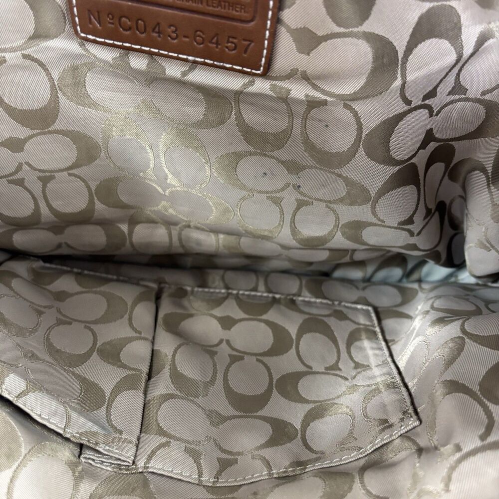 Vintage Coach Messenger Briefcase Bag Brown Leather Lexington 90s Retro work bag - Picture 2 of 16